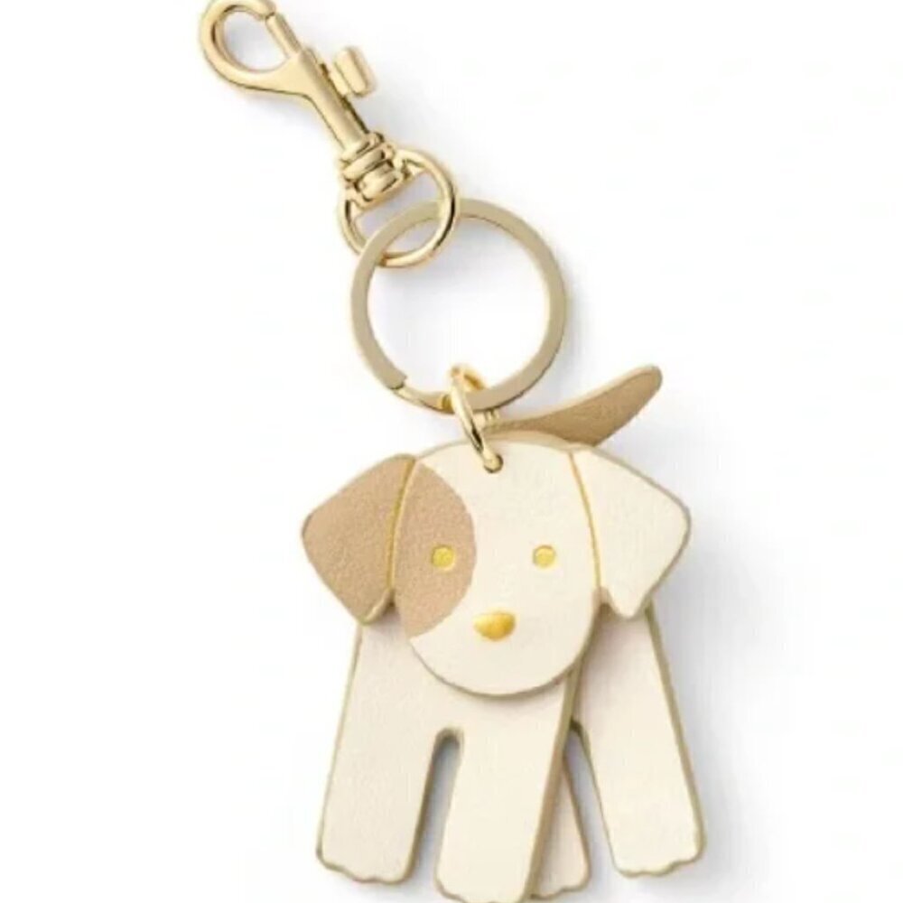 The Cuddle‎ Collab Cream Dog Keychain | NWT  🤍